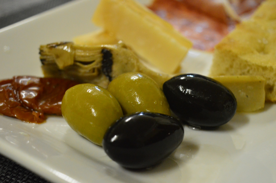 Il Pellicano Appetizer Platter with delicious Italian cheeses and meats